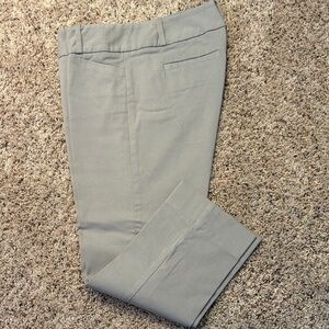 The Limited Crop Dress Pants in Light Gray
